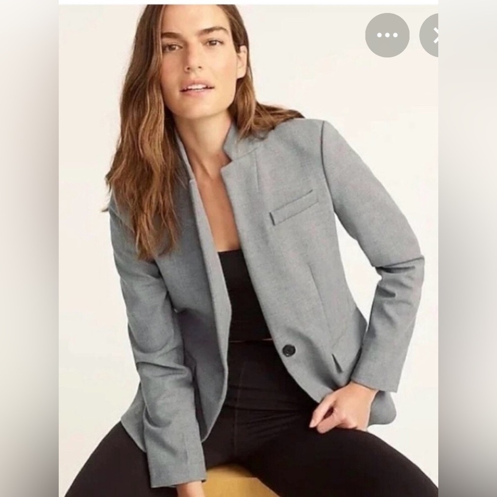 J Crew Career Boardroom Chic Office Regent Blazer NWOT 6T